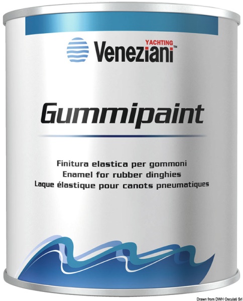 Vernice elastica Gummipaint grigia 0,5 l - 65.009.02GR