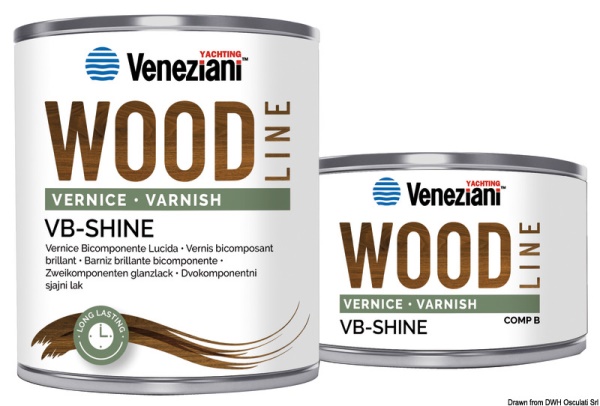Vernice bicomponente Wood Line brillante 0,75 l - 65.016.02