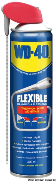 Lubrificante multiuso WD-40 Flexible 600ml - 65.280.13