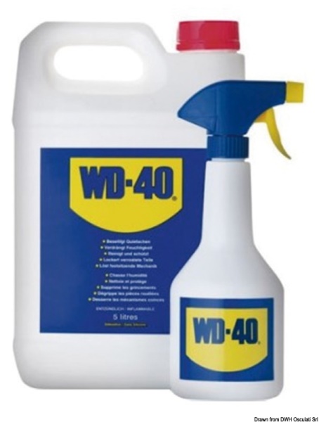 Lubrificante multiuso WD-40 5lt + 1 dosatore spray - 65.280.20