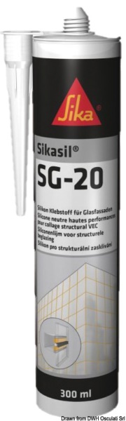 Adesivo siliconico SIKASIL SG-20 300 ml - 65.289.60