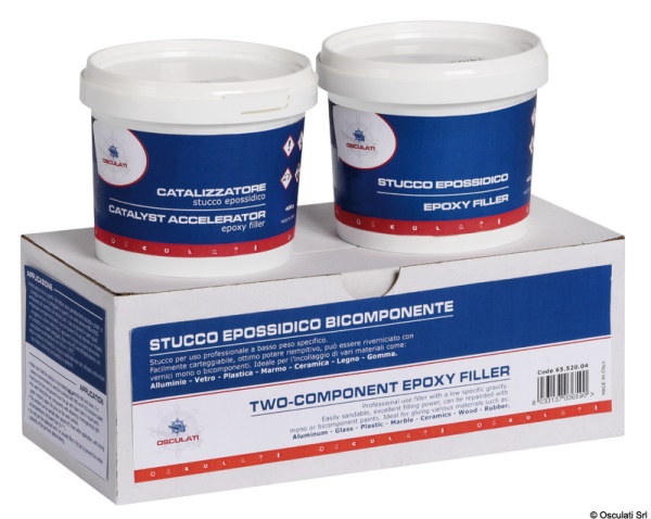 Stucco epossidico bicomponente 600 g - 65.520.04
