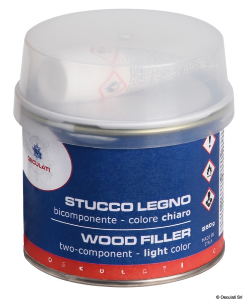 Stucco legno bicomponente chiaro 150 ml - 65.520.12