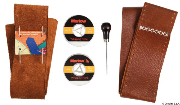 Kit Pelle Marrone per ruota timone - 65.527.01
