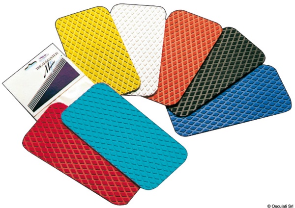 Coppia piastre Treadmaster 412x203mm azzurro medio - 65.901.10