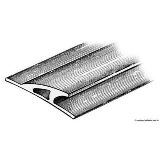 Profilo paracolpi 3x90x23 mm grigio scuro RAL 7012 - 66.022.03