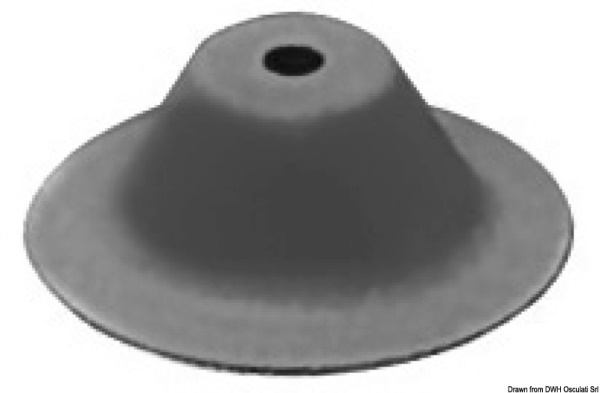 Portatendalino grigio scuro RAL 7012 100 mm - 66.070.56