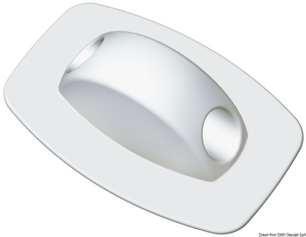 Passacorda grigio  88x58x26 mm - 66.080.11