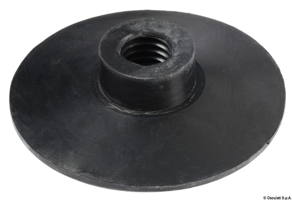 Portabandiera dritto nero 75mm - 66.233.00