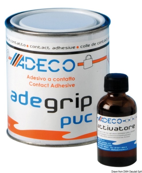 Collante per PVC ADEGRIP 850 g + attivatore 50 ml - 66.240.52