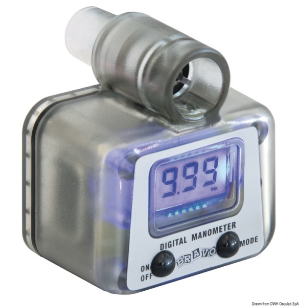 Manometro digitale 0-999 mbar 9 V - 66.446.75