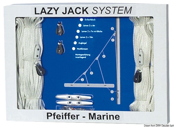 Kit Lazy Jack Pfeiffer fino a 30' - 67.762.00