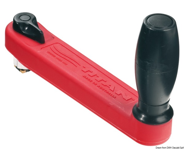 Manovella Titan 250 mm rossa - 68.231.25