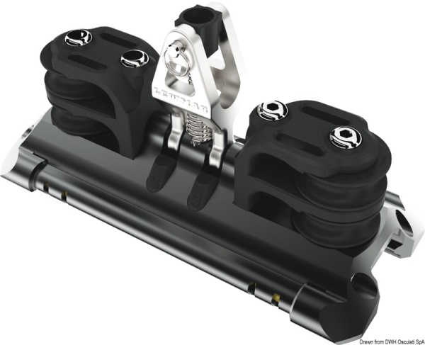 Carrello randa 1 supporto verticale pulegge doppie - 68.722.01