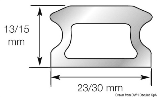Rotaia forata 2 3026 mm - 68.743.02