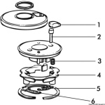 Osculati - Perno inox per innesto terza velocità