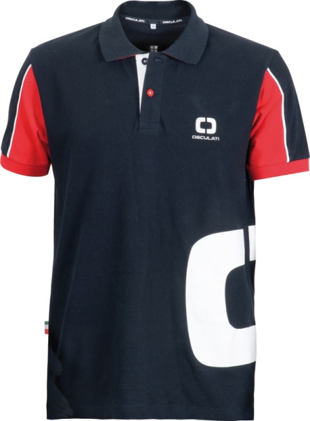 Polo Sport Osculati 2021 blu e rossa uomo - 70.190.01-21MR