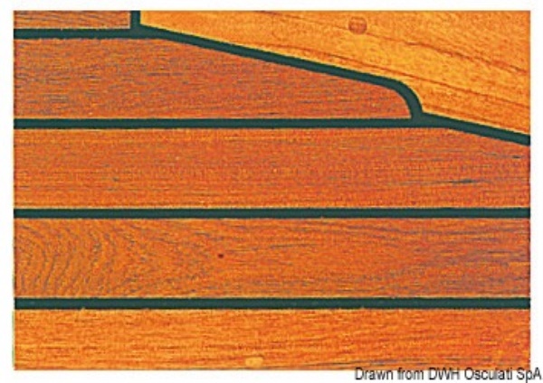 Listello teak per ponti 60x10x2000 mm - 71.101.30