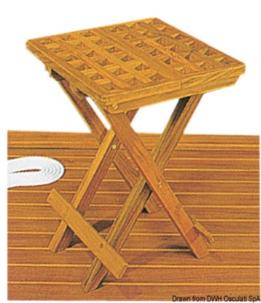 Sgabello teak  30x30x45 cm - 71.308.00