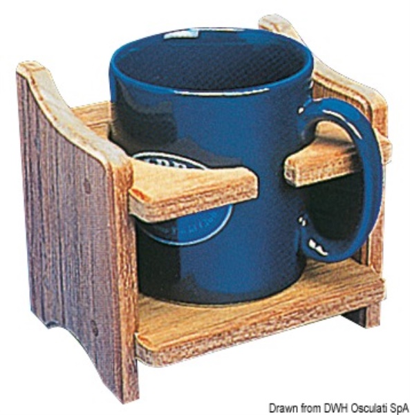 Porta tazza o lattina teak - 71.371.10