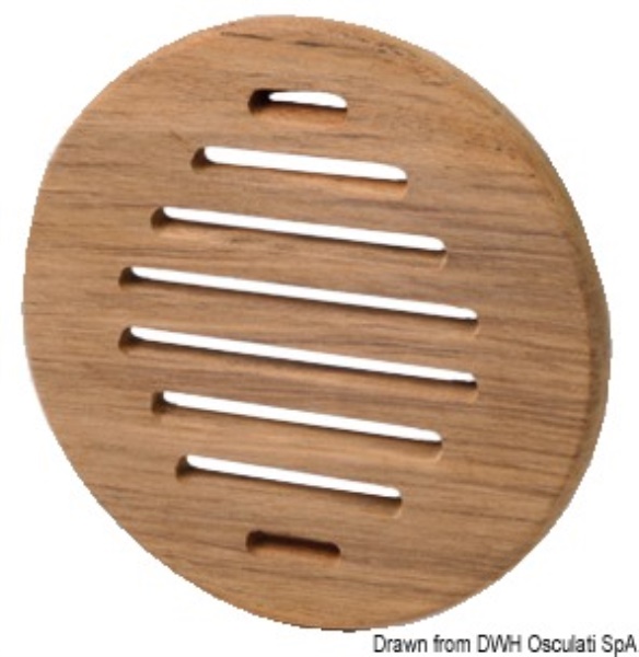 Frontalino protezione teak Ø 150 mm - 71.397.10