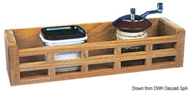 Contenitore in teak 300x85x70 mm - 71.517.00