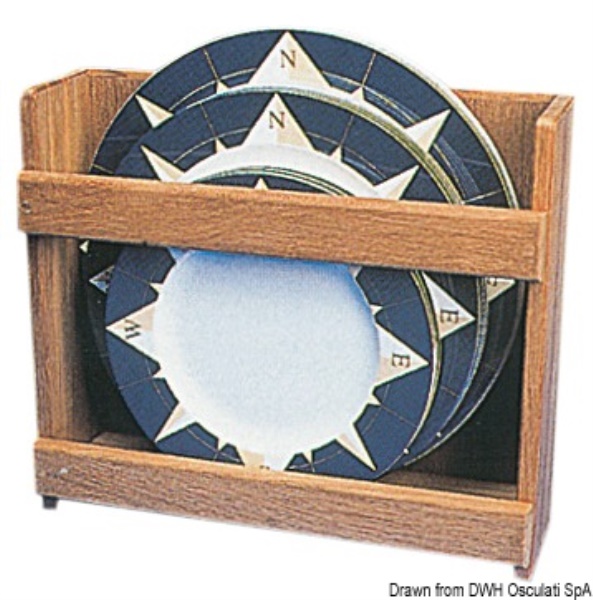 Porta 12 piatti teak - 71.601.99