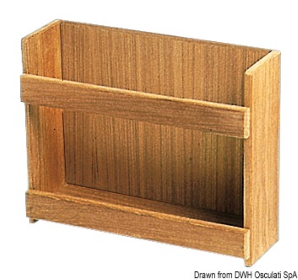 Porta barattoli teak  316 x 101 x 254 mm - 71.602.00