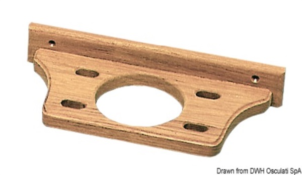 Porta bicchiere teak 206x89x37 mm - 71.602.09