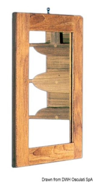 Specchio cornice teak 275x375 mm - 71.605.74