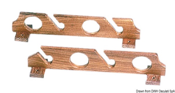 Portacanne teak 4 posti - 71.606.13