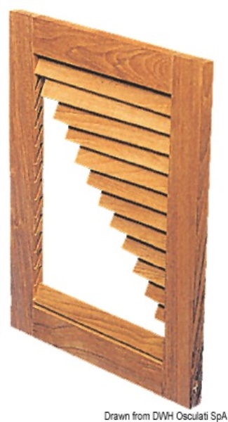 Profilo laterale teak 45x22x1210 mm - 71.607.02