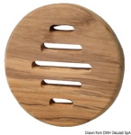 Osculati - Frontalino protezione teak Ø 100 mm