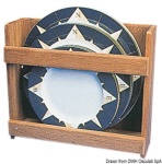 Osculati - Porta 12 piatti teak