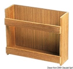 Osculati - Porta barattoli teak  316 x 101 x 254 mm