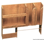 Osculati - Porta piatti teak 490x106x425 mm