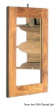 Osculati - Specchio cornice teak 275x375 mm