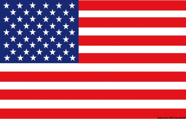 Bandiera USA 50 x 75 cm - 35.444.04