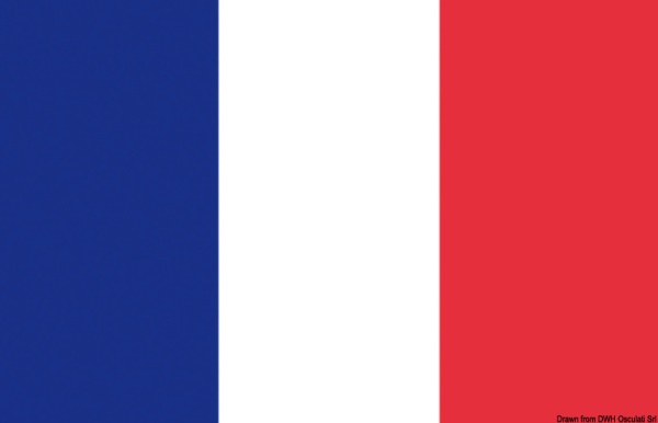 Bandiera Francia 30 x 45 cm - 35.456.02