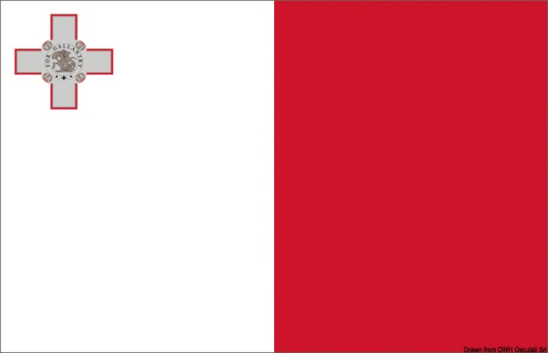 Bandiera Malta 30 x 45 cm - 35.439.02