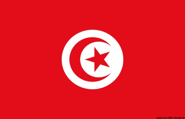 Bandiera Tunisia 30 x 45 cm - 35.438.02