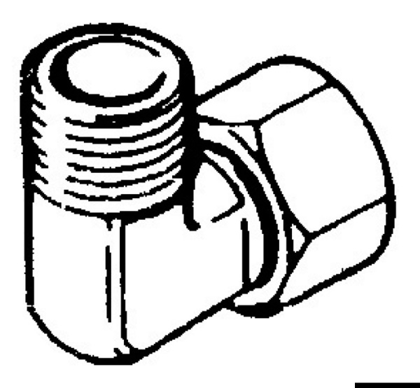 Raccordo per Pompe Ultaflex a 90°-3/8 (EF38) - 45.290.31