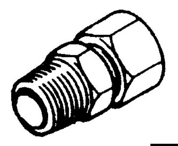 Raccordo per Pompe Ultaflex Diritto 3/8 (SF38) - 45.290.32