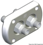 Osculati - Passaparatia cromato doppio raccordo