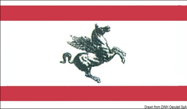 Bandiera Toscana 30 x 45 cm - 35.425.02