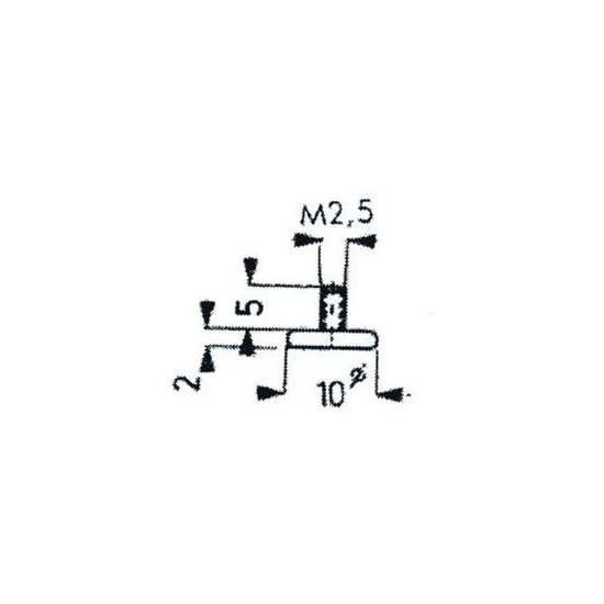 Sicutool - TASTI PIANI mm.10 4405GA
