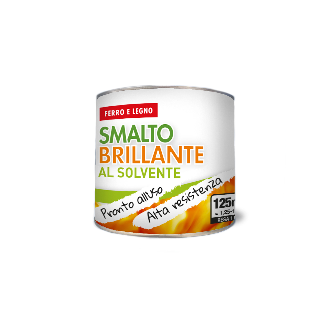 ivs DECIMINI SMALTO SINTETICO ALTA RESISTENZA 125 ML NERO LUCIDO
