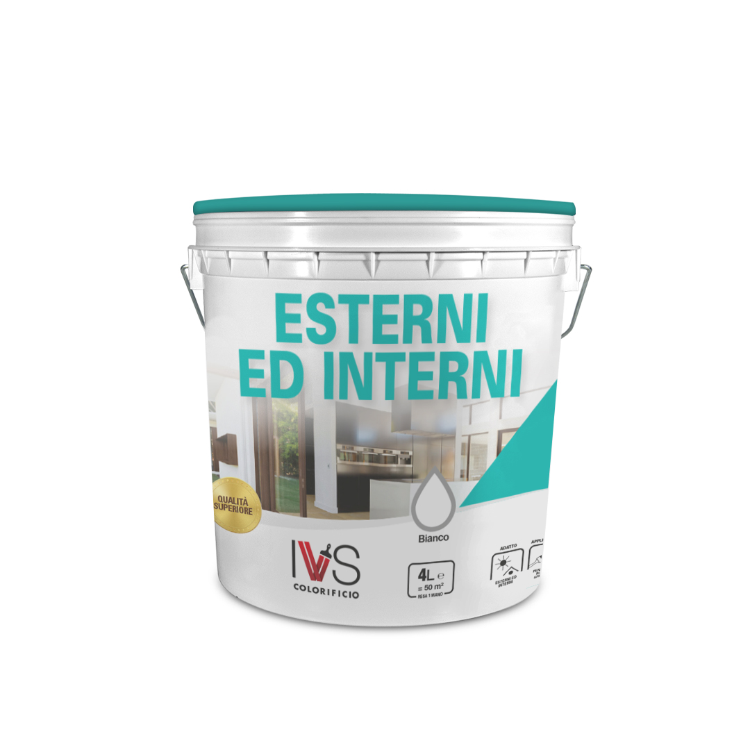 ivs ESTERNI/INTERNI 4 LT BIANCO