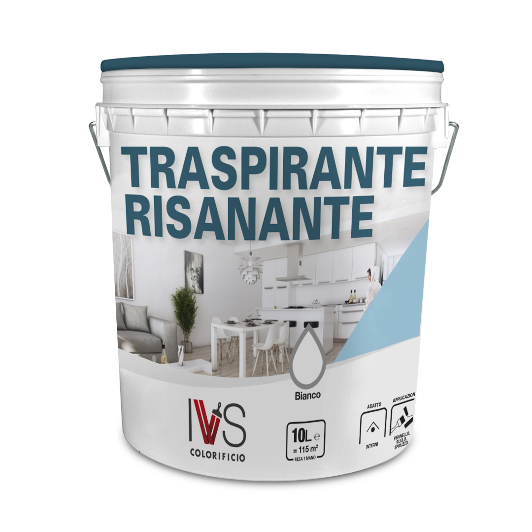 ivs TRASPIRANTE RISANANTE 10 LT BIANCO