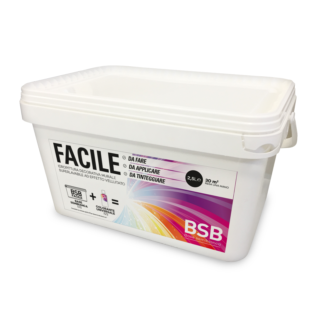 ivs FACILE 2,50 LT SEMIBIANCO